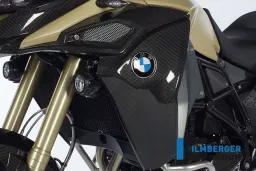 Cache de radiateur / couvercle de boîte à air gauche Carbone - BMW F 800 GS Adventure (2013-maintenant)