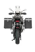 ZEGA Pro système de coffre en aluminium pour Triumph Tiger 900            Contenance 38/45, Couleur du porte-bagages Argent, Couleur And-Black