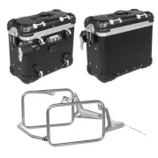Système de coffre en aluminium ZEGA Evo BMW R1300GS     Contenance 38/38, Couleur du porte-bagages Noir, Couleur And-S
