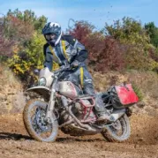 Système de bagages souples pour moto d'endurance BMW R12G/S