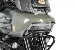 Protection de phare Makrolon avec fixation rapide pour Harley-Davidson RA1250 Pan America *USAGE HORS ROUTE UNIQUEMENT*