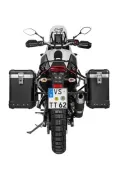 ZEGA Pro système de coffre aluminium pour Yamaha Tenere 700 / World Raid ZEGA Pro système de coffre aluminium 31/38 ltr. avec support acier inoxydable pour Yamaha Tenere 700    Contenance 31/38, Couleur du porte-bagages Argent, Couleur Alu Natural