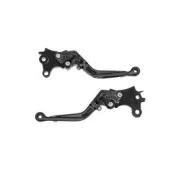 Ensemble de leviers de frein et d'embrayage réglables Touratech, pliables et réglables en longueur pour BMW R12G/S, R12, R12S, R12nineT, RnineT (tous)