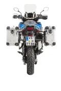 ZEGA Evo système de coffre aluminium ""And-S"" 31/38 litres avec support acier inoxydable pour Honda CRF1000L Africa Twin (2018-) / CRF1000L Adventure Sports    Contenance 31/38, Couleur du porte-bagages Argent, Couleur And-Black