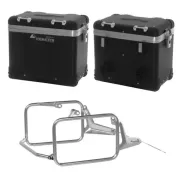 Système de coffres ZEGA Pro en aluminium BMW R1300GS                 Contenance 45/45, Couleur du porte-bagages Argent, Couleur And-S
