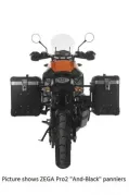 ZEGA Pro système de coffre en pour KTM 1050 Adventure/ 1090 Adventure/ 1290 Super Adventure/1190 Adventure/ 1190 Adventure R          Contenance 38/45, Couleur du porte-bagages Argent, Couleur Alu Natural