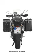 ZEGA Pro système de coffre aluminium "And-Black" 31/31 litres avec support acier inoxydable noir pour Yamaha MT-09 Tracer (2015-2017)