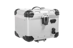 Top case moto en aluminium ZEGA Evo And-S, 38 litres avec trappe à bagages Rapid Trap