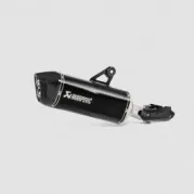 Silencieux d'échappement Akrapovic slip-on, titane, noir, pour BMW R1250GS / R1250GS Adventure à partir de 2019