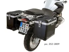 Système de sacoches latérales en aluminium ZEGA Pro pour moto BMW R1200GS jusqu'à 2012 / R1200GS Adventure jusqu'à 2013