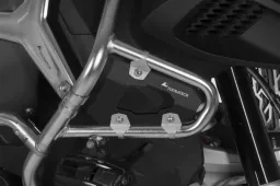 Visière pour barres de protection d'origine BMW R1200GS Adventure (à partir de 2014), argent/noir