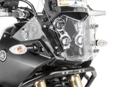 Protection de phare Makrolon avec fixation rapide pour Yamaha Ténéré 700 (-2024) *USAGE HORS ROUTE UNIQUEMENT*