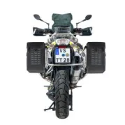 Système de bagages souples Travel pour motos BMW, compatible avec les modèles BMW R1250GS/A, R1200GS/A (LC), F900GS/A et F850GS/A.