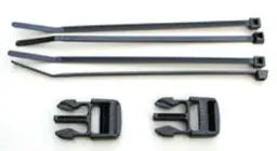 Jeu d'attaches de fixation de porte-carte
