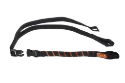 Sangle Rokstraps Strap It™ pour moto, réglable, *noir-orange*, 45-150 cm, 2 pièces avec boucles