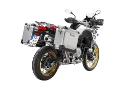 ZEGA Pro système de coffre aluminium pour F900GS Adventure, F850GS/ Adventure, F800GS(2024-), F750GS    Contenance 31/38, Couleur du porte-bagages Argent, Couleur Alu Natural