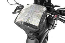 Housse de pluie noire pour sacoche de réservoir PS10, par Touratech Waterproof, fabriquée par ORTLIEB