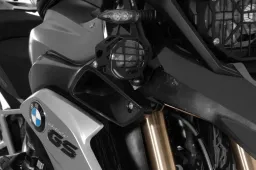 Phares auxiliaires à LED, feu antibrouillard droit/feux de route gauche, noirs, pour BMW R1200GS à partir de 2013.