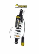 Kit d'abaissement de suspension Touratech -25 mm pour BMW F850GS à partir de 2018, type Extreme