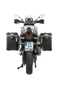ZEGA Evo X système spécial pour Yamaha Tenere 700 / World Raid        Contenance 45/45, Couleur du porte-bagages Argent, Couleur And-Black