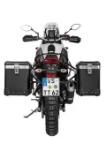 ZEGA Pro système de coffre aluminium pour Yamaha Tenere 700 / World Raid ZEGA Pro système de coffre aluminium 31/38 ltr. avec support acier inoxydable pour Yamaha Tenere 700          Contenance 38/45, Couleur du porte-bagages Argent, Couleur Alu Natu