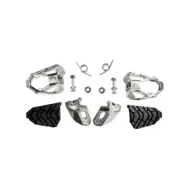 Repose-pieds Works Pro, réglables en hauteur, pour BMW R1300GS/Adventure, R1250GS/Adventure, R1200GS/Adventure (LC), R12G/S ***UTILISATION HORS ROUTE UNIQUEMENT***