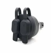 Prise encastrée double USB A + USB C Plug-n-Play avec fonction de charge rapide pour motos BMW
