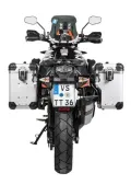 ZEGA Evo X système spécial pour KTM 1050 Adventure/ 1090 Adventure/ 1290 Super Adventure/ 1190 Adventure/ 1190 Adventure R    Contenance 38/38, Couleur du porte-bagages Argent, Couleur And-Black