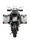 ZEGA Pro système de coffre en aluminium pour Triumph Tiger 1200 (2022-)      Contenance 38/45, Couleur du porte-bagages Argent, Couleur And-Black