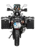 ZEGA Evo X système spécial pour KTM 1050 Adventure/ 1090 Adventure/ 1290 Super Adventure/ 1190 Adventure/ 1190 Adventure R        Contenance 45/45, Couleur du porte-bagages Argent, Couleur And-Black