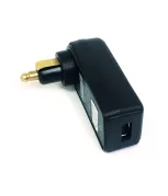 Fiche de charge USB-A coudée pour prise DIN, charge rapide, 3 A