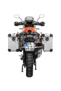 ZEGA Evo X système spécial pour KTM 1050 Adventure/ 1090 Adventure/ 1290 Super Adventure/ 1190 Adventure/ 1190 Adventure R   Contenance 38/38, Couleur du porte-bagages Argent, Couleur And-S