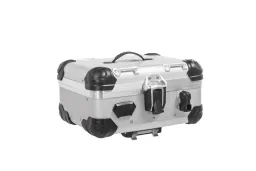 Top case moto en aluminium ZEGA Evo And-S, 25 litres avec trappe à bagages Rapid Trap