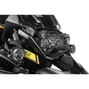Protection de phare noire avec fixation rapide pour feux de virage à LED, phare principal pour BMW R1250GS/R1250GS Adventure *USAGE HORS ROUTE UNIQUEMENT*