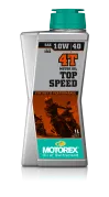 Huile moteur Motorex - Top Speed 4T 10W/40 - 1 litre.