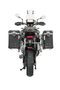 ZEGA Evo système de coffre aluminium pour Triumph Tiger 900    Contenance 31/38, Couleur du porte-bagages Argent, Couleur And-Black