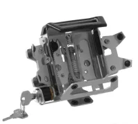 Support de guidon pour Garmin Montana/BMW Navigator Adventure *verrouillable* *aluminium anodisé, finition naturelle*