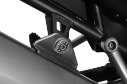 Cache de fixation du silencieux d'échappement, anodisé noir, pour Triumph Tiger 800/ 800XC/ 800XCx/ Explorer/ 1200