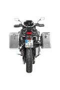 ZEGA Mundo système de coffre aluminium pour Honda CRF1100L Africa Twin (-2021)   Contenance 38/45, Couleur du porte-bagages Noir, Couleur Alu Natural
