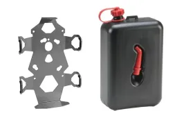 ZEGA Pro/ZEGA Mundo set de support accessoires, adaptateur jerrican incl. bidon d'huile Touratech 2 litres
