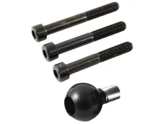 Rotule à visser RAM Mount pour *collier de guidon* avec 3 vis incluses