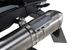 Pare-chaleur pour pot d'échappement de moto, en acier inoxydable