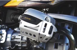 Protection de cylindre / protection de cache-culbuteurs, en aluminium, conception spéciale pour BMW R 850/1100/1150 GS