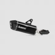 Silencieux d'échappement Akrapovic slip-on, titane, noir, pour BMW R1250GS / R1250GS Adventure à partir de 2019