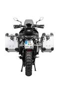 ZEGA Evo système de coffre aluminium pour Husqvarna Norden 901, KTM 890 Adventure/ 890 Adventure R/ 790 Adventure / 790 Adventure R        Contenance 38/45, Couleur du porte-bagages Argent, Couleur And-Black