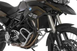 Extension de pare-chocs pour BMW F700GS/BMW F800GS à partir de 2013, en acier inoxydable noir