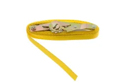 Sangle à cliquet jaune, homologuée pour un usage commercial