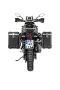 ZEGA Pro système de coffre aluminium pour Yamaha Tenere 700 / World Raid ZEGA Pro système de coffre aluminium 31/38 ltr. avec support acier inoxydable pour Yamaha Tenere 700      Contenance 31/38, Couleur du porte-bagages Argent, Couleur And-Black
