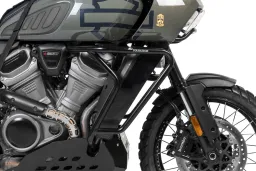 Barres de protection en acier inoxydable noir pour Harley-Davidson RA1250 Pan America