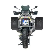 Système de bagages souples Travel pour motos BMW, compatible avec les modèles BMW R1250GS/A, R1200GS/A (LC), F900GS/A et F850GS/A.